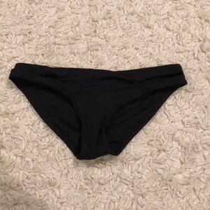 Lspace full cut black bikini bottom